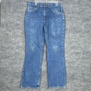 Carhartt Men’s‎ 34/30 Relaxed Fit 5 Pocket Jeans Western Work Wear Distressed